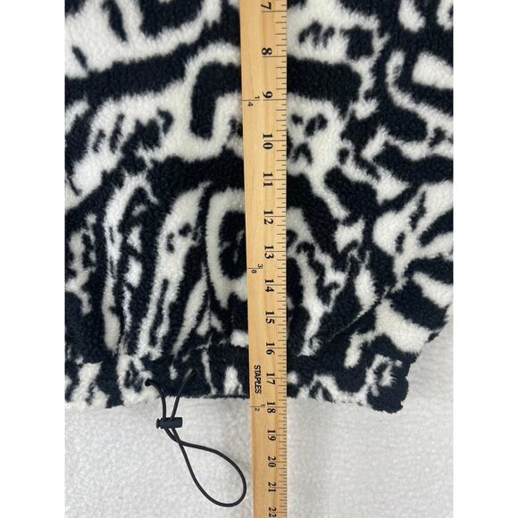 Puma Cuddle Pack Cropped Hoodie Women’s S Black Fleece Pullover Sweatshirt NWT - Picture 5 of 8